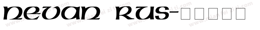 Nevan RUS字体转换